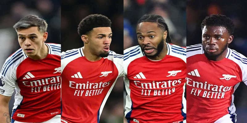 Cập nhật danh sách cầu thủ Arsenal 2024 mới nhất