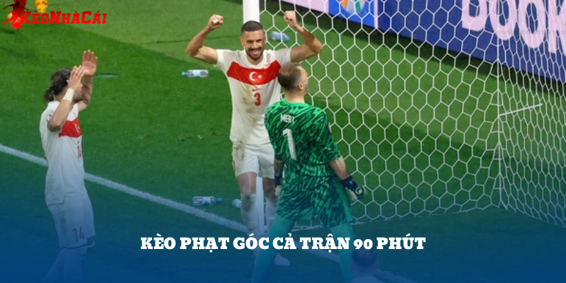 Kèo phạt góc cả trận cho phép người chơi theo dõi và phân tích suốt 90 phút